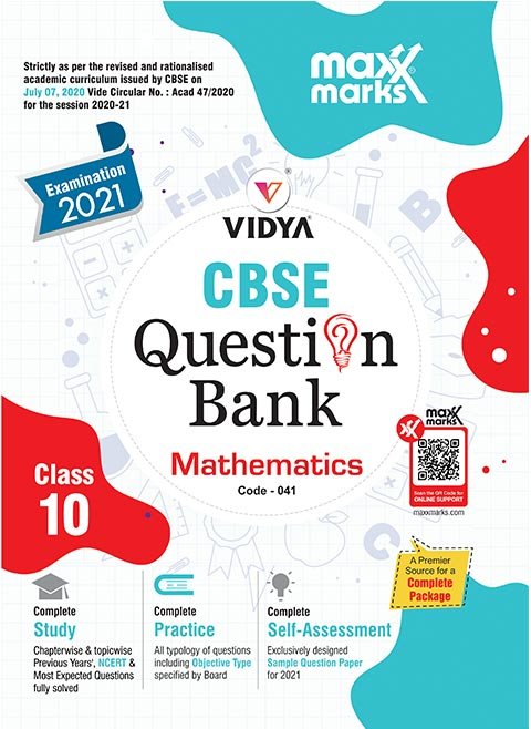 Maxxmarks Cbse Question Bank Mathematics For Class 10 For 2021 Exams Vidya Prakashan Mandir Pvt Ltd